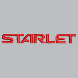 Embroidered Red Starlet Badge - Softstyle™ youth ringspun t-shirt Design