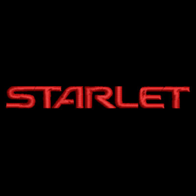 Embroidered Red Starlet Badge - Classic softshell bodywarmer Design