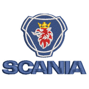 Scania Embroidered - Short sleeve baseball tee Design
