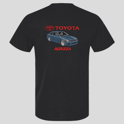 Embroidered Toyota Altezza Front and Back  - Softstyle™ adult ringspun t-shirt Thumbnail