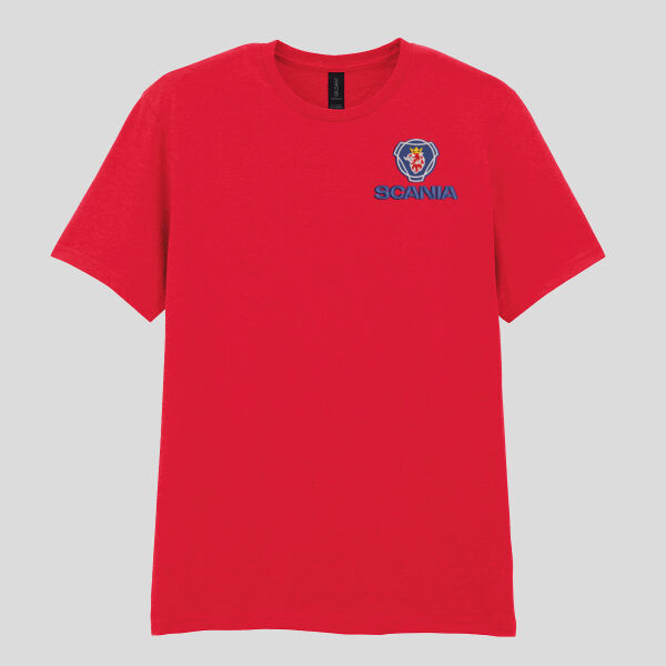 Scania Embroidered - Softstyle™ adult ringspun t-shirt Thumbnail